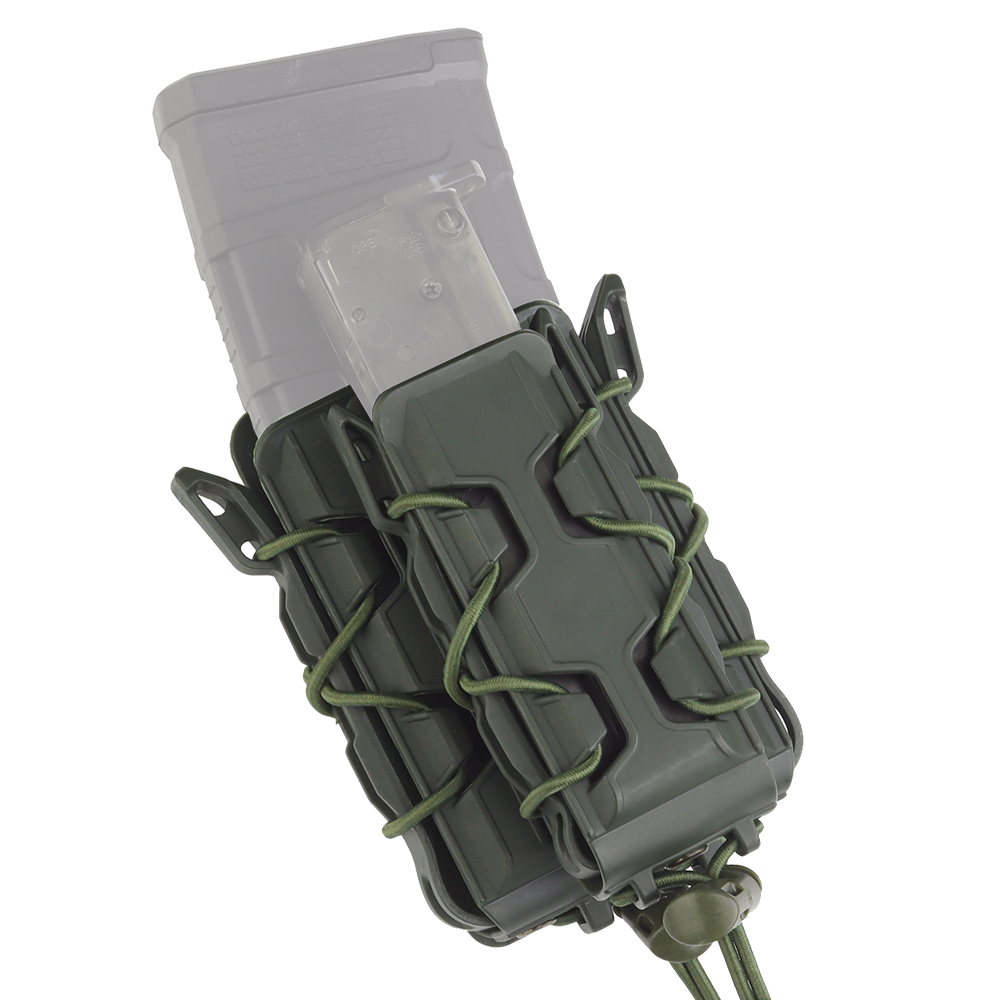 Outdoor Hunting Magazines - 戦術 5.56 / 9 ミリメートル高速モールマガジンポーチピストルマガジンホルダー屋外狩猟射撃戦闘ライフル Mag