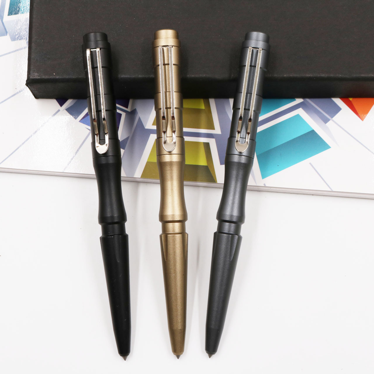 Tactical Pen Tool - 戦術ペン自己防衛用品ギフトパッケージ航空アルミニウム合金セキュリティ保護個人防衛ツール防衛 EDC