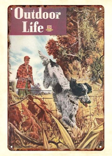 Outdoor Hunting Dogs - インテリア装飾用 1948 OUTDOOR LIFE マガジン ハンティング