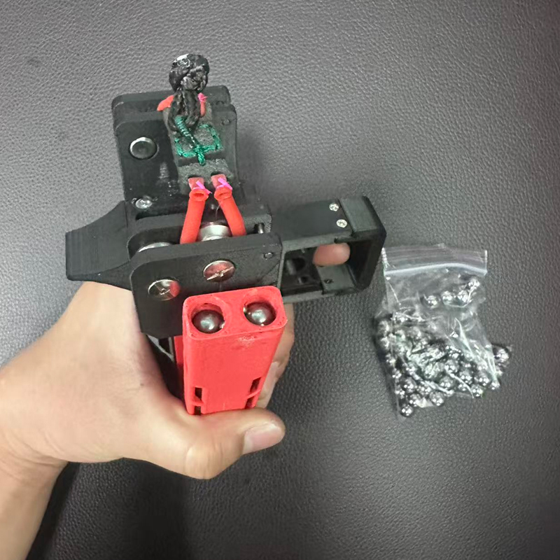 Outdoor Hunting Magazines - 1PC 3D プリント最適化されたデュアルマガジン自動装填連続発射屋外 EDC ポータブル狩猟射撃ツール