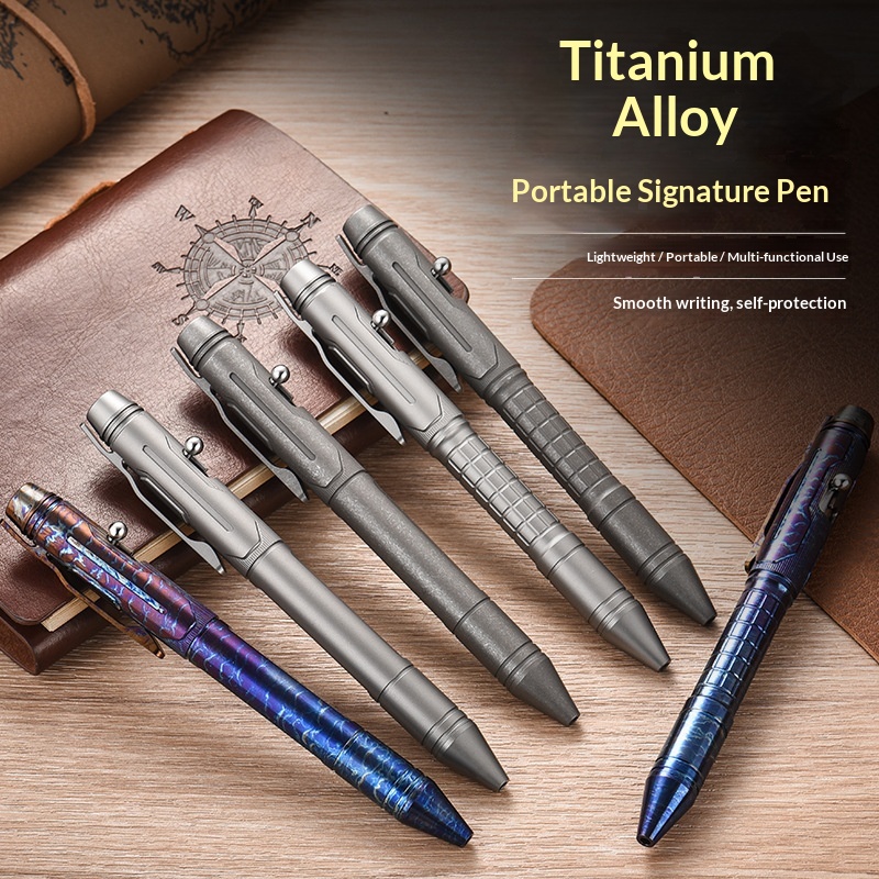 携帯用チタン合金EDCタクティカルペンツール、タングステンチ - Tactical Pen Tool のレビューと価格