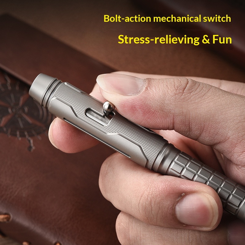 携帯用チタン合金EDCタクティカルペンツール、タングステンチ - Tactical Pen Tool のレビューと価格