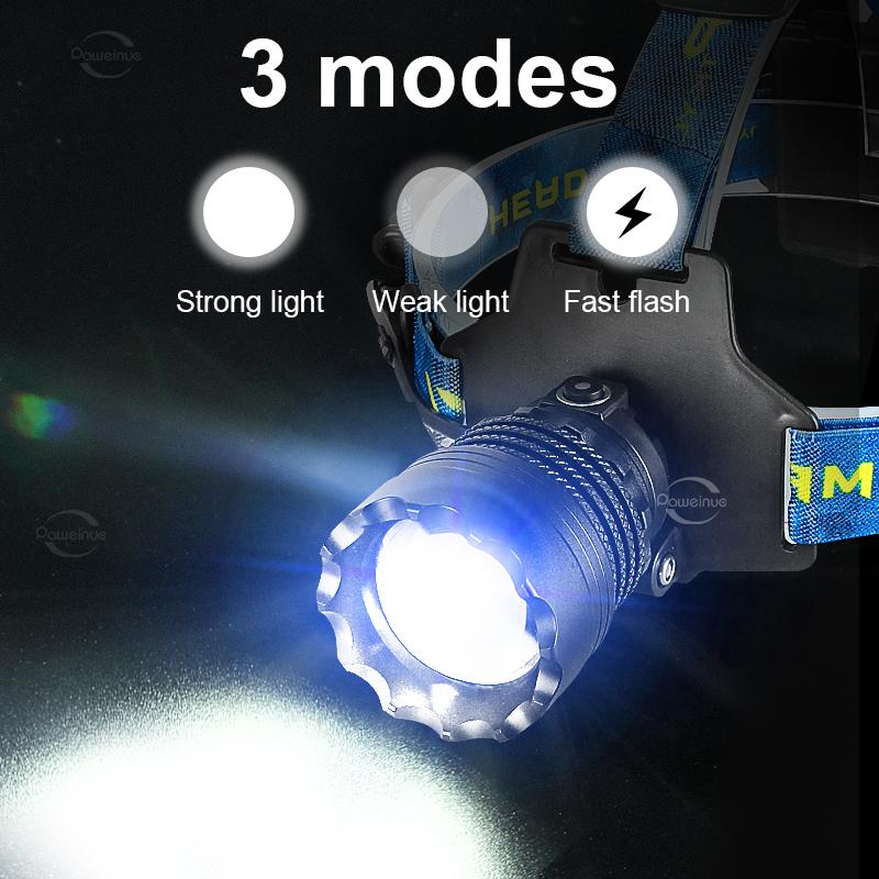 2000W 最も強力な LED ヘッドランプ超高輝度防水ヘッ - Headlamp Tactical Bright のレビューと価格