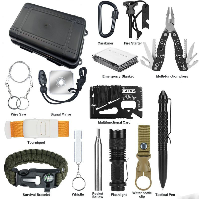 ホンルイDIYコンパクトポータブル耐衝撃サバイバルギア緊急ツ - Outdoor Hunting And Fishing のレビューと価格