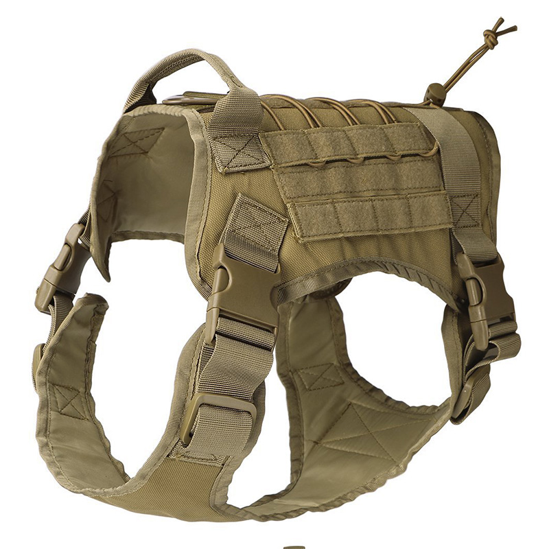 ナイロンペット犬用ベストハーネスセット屋外戦術訓練犬服中型大 - Outdoor Hunting Dogs のレビューと価格