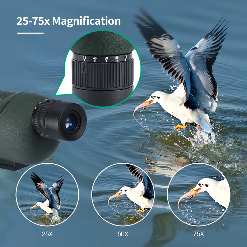 高出力規定範囲ズーム、単眼望遠鏡、耐熱性4プリズム、レンズ付 - Hunting Outdoor Watch のレビューと価格