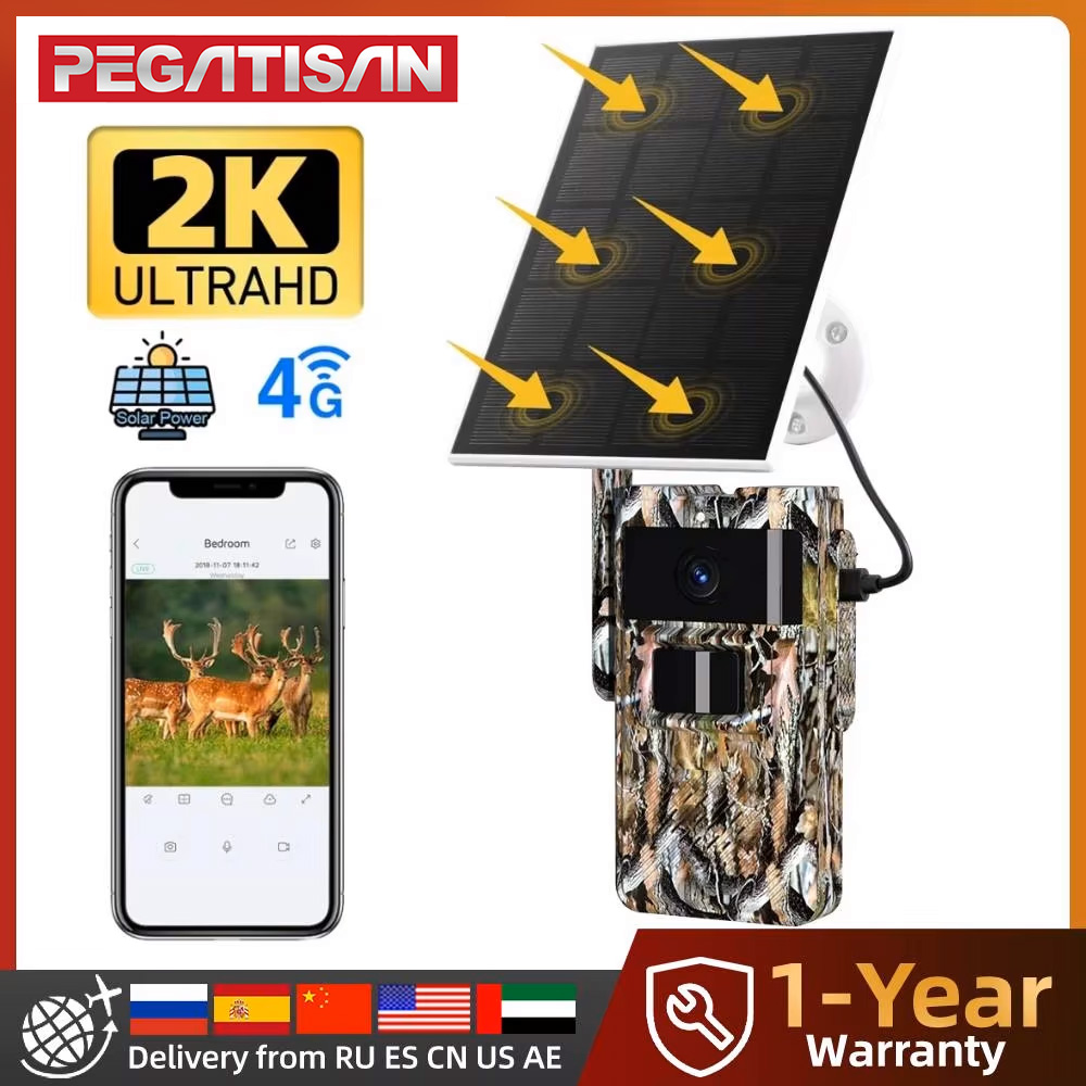 PEGATAH 4G ソーラーパワートレイルカメラ 2K 動 - Outdoor Hunting Pictures のレビューと価格