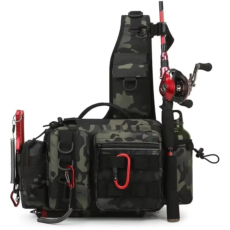 アウトドア戦術キャンプクライミングウエストスリングバッグクロ - Outdoor Hunting And Fishing のレビューと価格