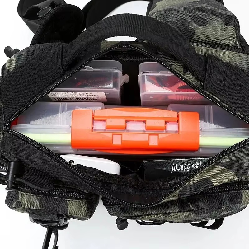アウトドア戦術キャンプクライミングウエストスリングバッグクロ - Outdoor Hunting And Fishing のレビューと価格