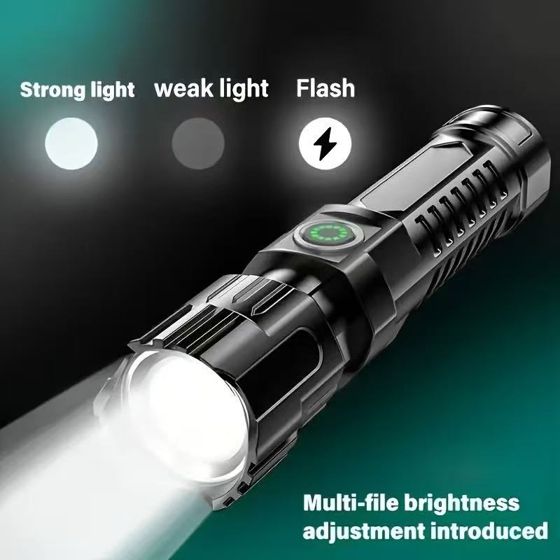 新型高出力LED懐中電灯 USB充電式トーチ ズーム機能付き - Outdoor Hunting And Fishing のレビューと価格