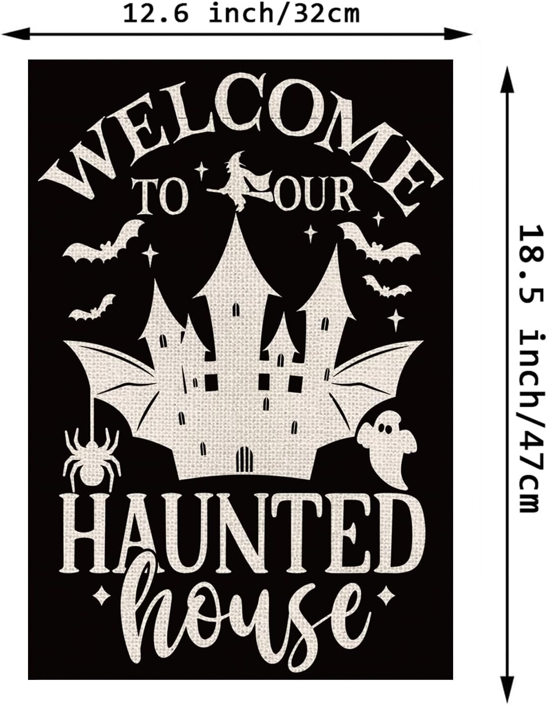 ハロウィンガーデンフラッグ 面白い「私たちの家へようこそ」の - Outdoor Hunting House のレビューと価格