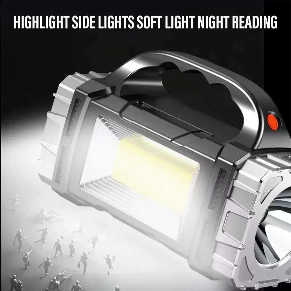 強力なハンドヘルド懐中電灯 USB 充電式トーチ超高輝度ソー - Outdoor Hunting And Fishing のレビューと価格
