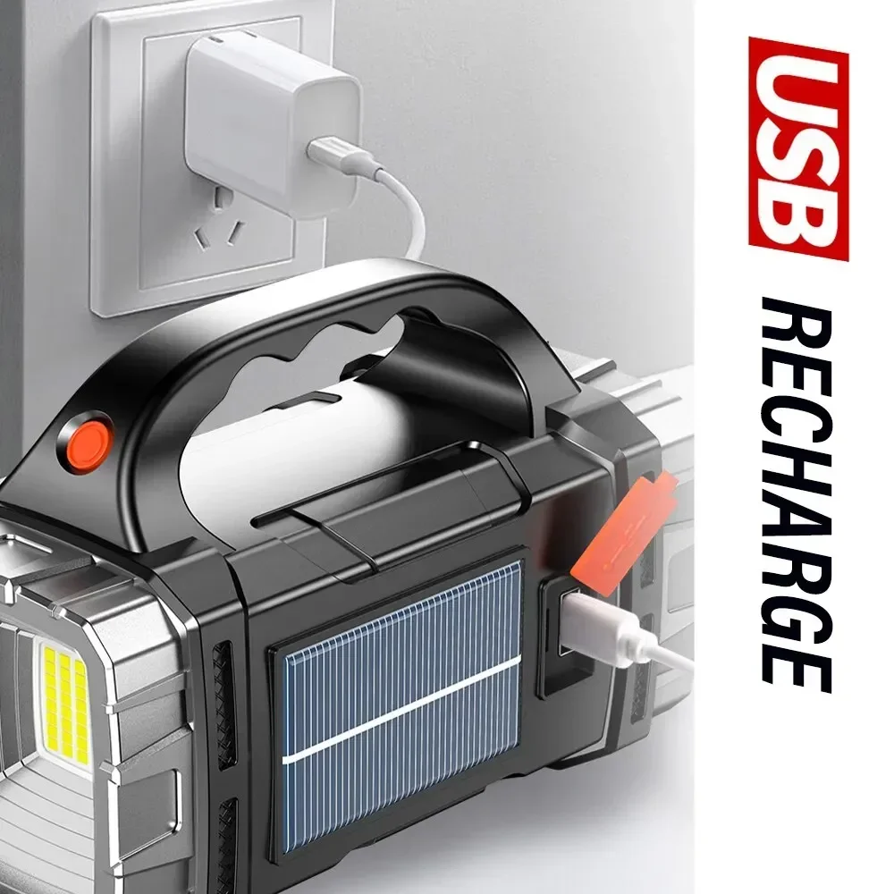 強力なハンドヘルド懐中電灯 USB 充電式トーチ超高輝度ソー - Outdoor Hunting And Fishing のレビューと価格
