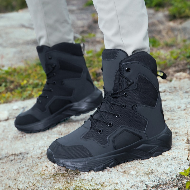 メンズタクティカルブーツ、レースアップ、ワイルドコンバットト - Wildman Hunting & Outdoor Robertson のレビューと価格