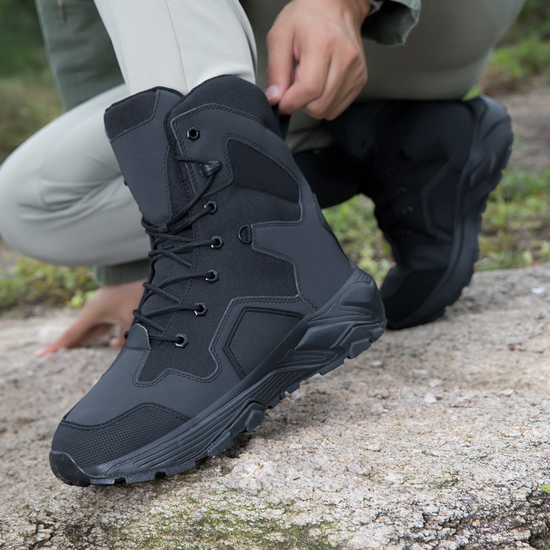メンズタクティカルブーツ、レースアップ、ワイルドコンバットト - Wildman Hunting & Outdoor Robertson のレビューと価格
