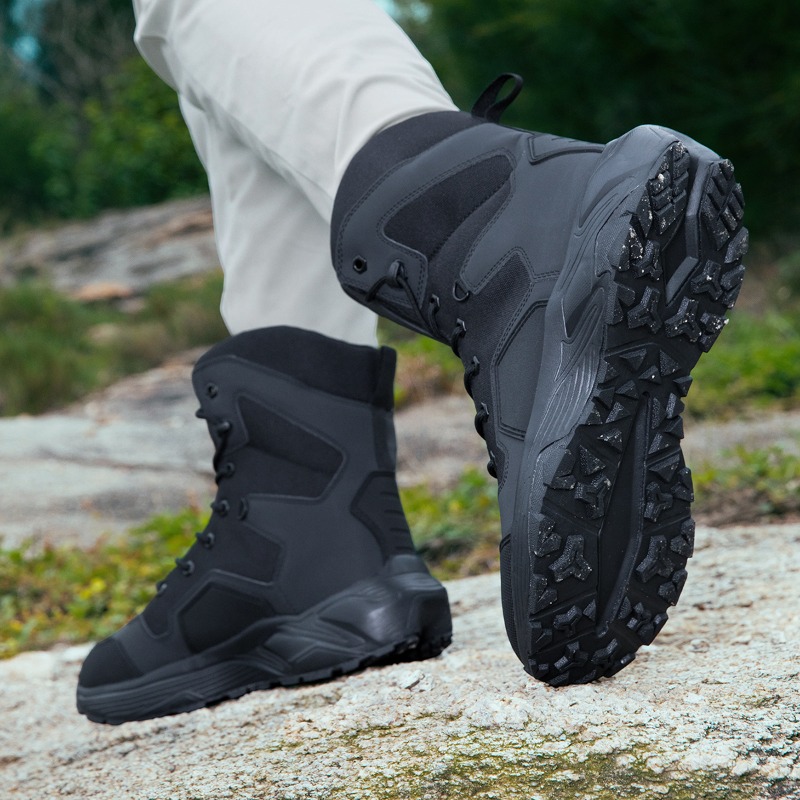 メンズタクティカルブーツ、レースアップ、ワイルドコンバットト - Wildman Hunting & Outdoor Robertson のレビューと価格