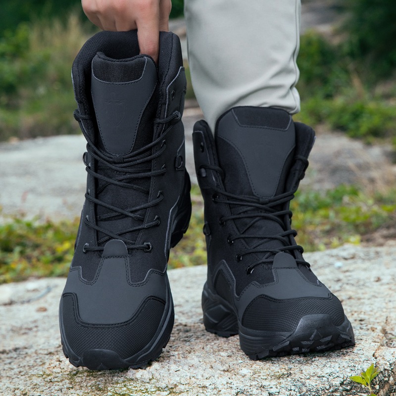メンズタクティカルブーツ、レースアップ、ワイルドコンバットト - Wildman Hunting & Outdoor Robertson のレビューと価格