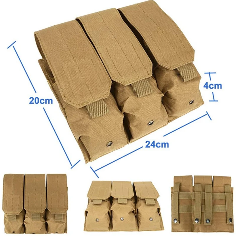 M4 M16 Molle マガジンポーチダブルトライプル M - Outdoor Hunting Magazines のレビューと価格