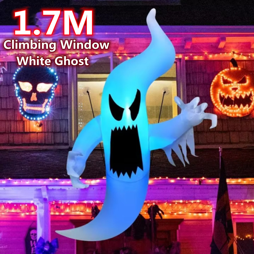 1.7M ハロウィン用インフレータブルウィンドウクライミング - Outdoor Hunting House のレビューと価格