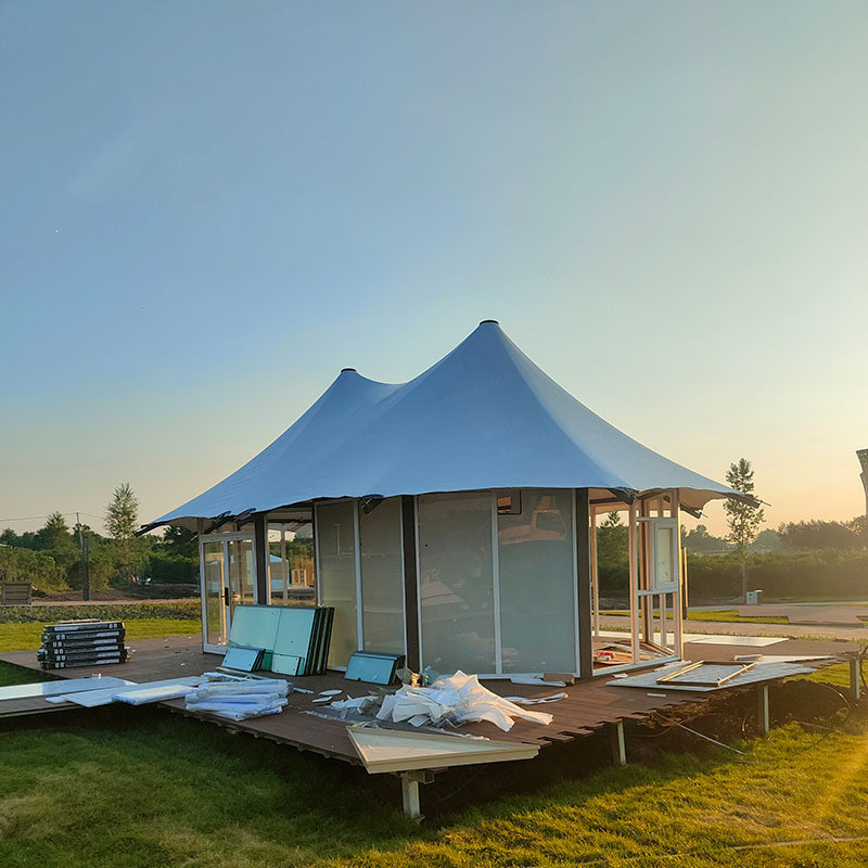 屋外耐候性高級リゾート、高級スチールフレーム、テントハウス、 - Outdoor Hunting House のレビューと価格