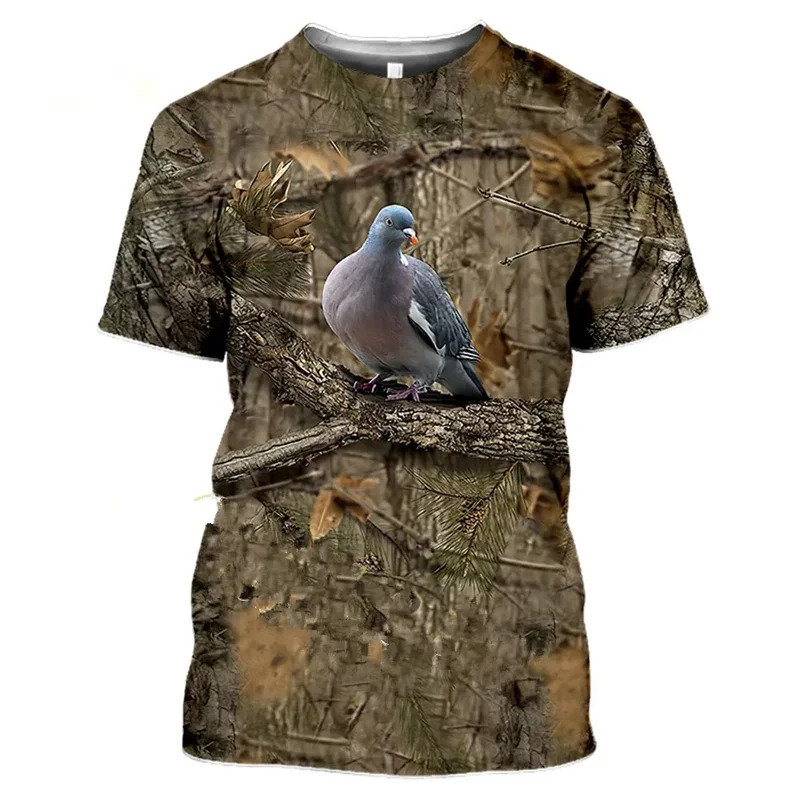 2026 迷彩狩猟動物イノシシ 3d Tシャツ夏カジュアルメ - Wildman Hunting & Outdoor Robertson のレビューと価格