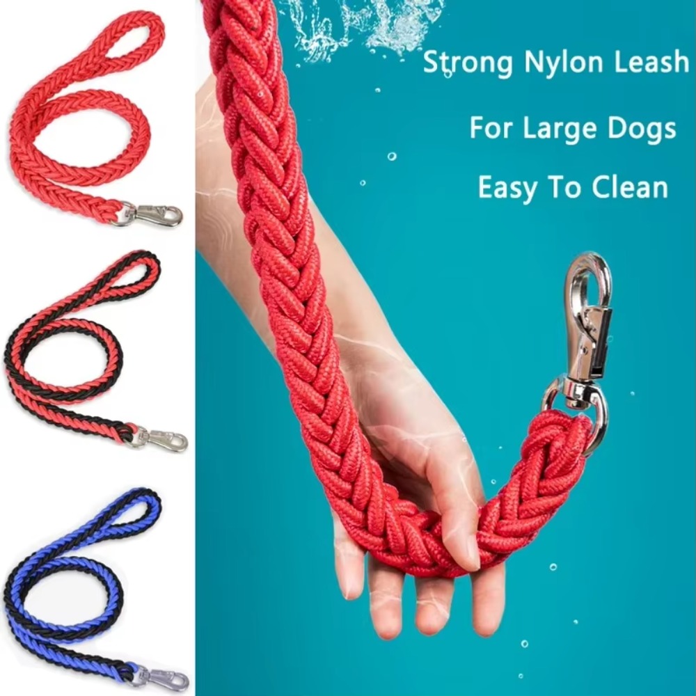 頑丈な大型犬用リード、耐久性のある編み込みナイロン製リード、 - Outdoor Hunting Dogs のレビューと価格